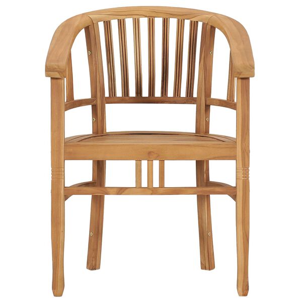 vidaXL طقم سفرة للحديقة 5 قطع خشب ساج صلب