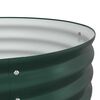 vidaXL حوض نباتات مرتفع للحديقة أخضر 400 x 80 x 44 cm فولاذ