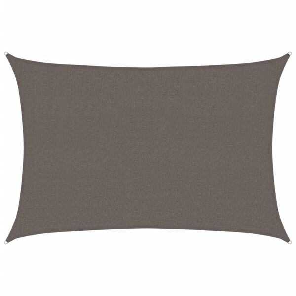 vidaXL مظلة شراعية 160 جم/م² أنثراسيت 2.5×3.5 م HDPE