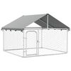 vidaXL منزل كلب خارجي مع سقف 150x200x200 سم