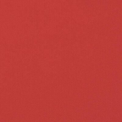 vidaXL وسائد كرسي 4 ق أحمر 50×50×7 سم قماش
