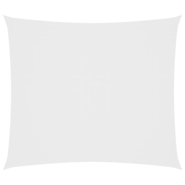 vidaXL مظلة شراعية قماش أكسفورد مستطيلة 2×2.5 م أبيض