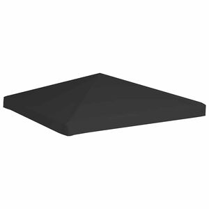 vidaXL غطاء جازيبو علوي 270 جرام/م&sup2; 3&times;3 م أسود