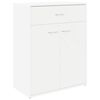 vidaXL خزانة جانبية لون أبيض 60&times;30&times;75 سم خشب صناعي