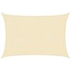 vidaXL مظلة شراعية 160 جم/م² كريمي 2×3 م HDPE