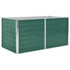 vidaXL حوض حديقة مرتفع 160&times;80&times;77 سم فولاذ مجلفن أخضر