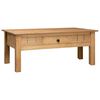 vidaXL طاولة قهوة 100&times;60&times;43.5 سم خشب صنوبر صلب طراز بنما