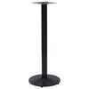 vidaXL Bistro Table Leg Black &Oslash;43x107 cm Cast Iron - Untranslated