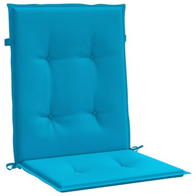 vidaXL وسائد كرسي حديقة 4 ق أزرق 100×50×3 سم