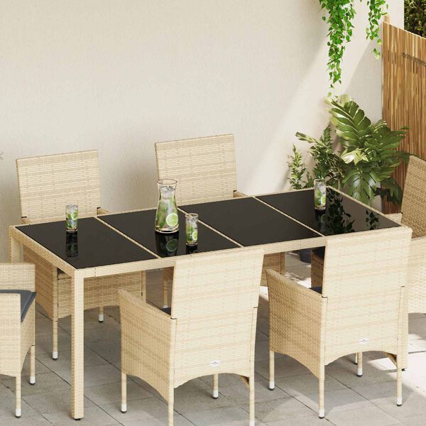 vidaXL سطح الطاولة 4 pcs أسود زجاج مقسى