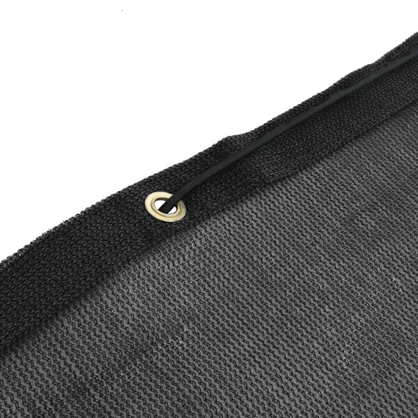 vidaXL شبكة حاوية 3.5×5 م HDPE أسود