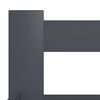 vidaXL إطار سرير رمادي غامق خشب صنوبر صلب 200&times;200 سم