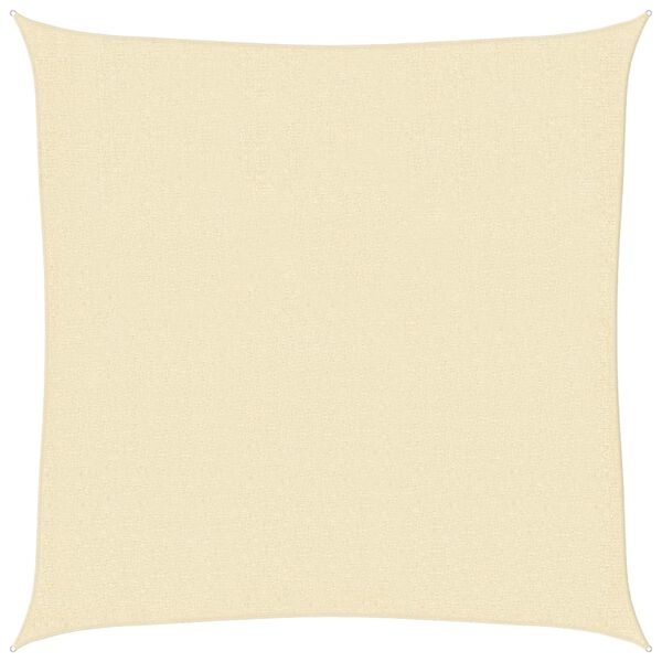 vidaXL مظلة شراعية 160 جم/م&sup2; كريمي 3&times;3 م HDPE