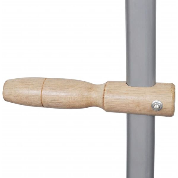 vidaXL 90637 منجل مع حجر جلخ 143 سم