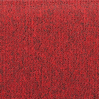vidaXL دواسات سجاد الدرج 15 ق أحمر بوردو 65×24×4 سم