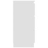 vidaXL خزانة جانبية لون أبيض 60&times;35&times;76 سم خشب صناعي