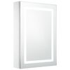 vidaXL خزانة حمام LED بمرآة 50&times;13&times;70 سم