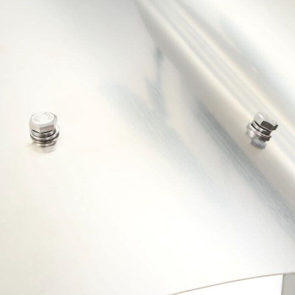 vidaXL غطاء مدخنة فولاذ مقاوم للصدأ فضي 70 &times; 100 &times; 38 سم