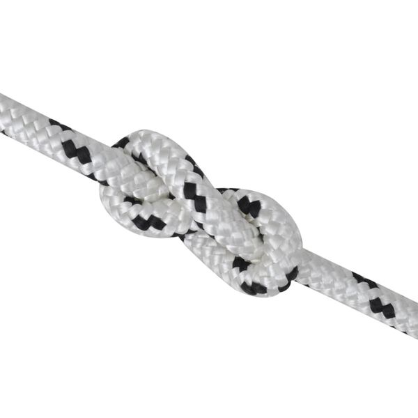 vidaXL لفة حبل مضفر للقارب بوليستر 14 ملم × 50 م