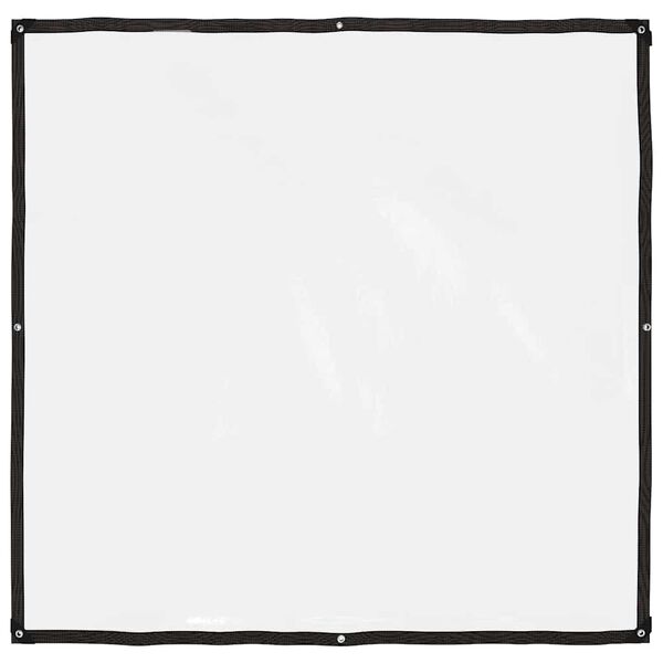 vidaXL قماش مشمع شفاف مع فتحات 2 &times; 2 متر من البولي إيثيلين