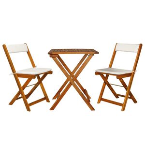 vidaXL أطقم أثاث حديقة 2 pcs ظل خشب دافئ خشب الأكاسيا الصلب & بوليستر