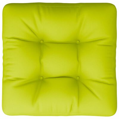 vidaXL وسادة أريكة طبليات أخضر ساطع 50×50×10 سم