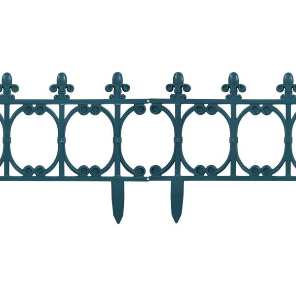 vidaXL حواف عشب 16 ق أخضر 10 م بولي بروبيلين (PP)