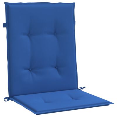 vidaXL وسائد كرسي حديقة 6 ق أزرق ملكي 100×50×3 سم