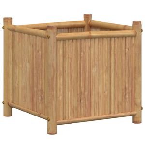 vidaXL أصيص 40x40x40 سم خيزران