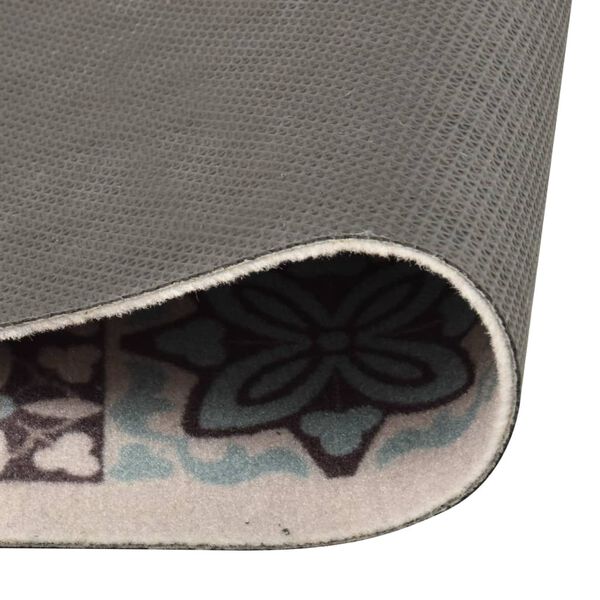 vidaXL سجادة مطبخ قابلة للغسل لون فسيفساء مقاس 45×150 سم