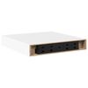 323803 vidaXL Floating Wall Shelves 2 pcs White 23x23,5x3,8 cm MDF - Untranslated