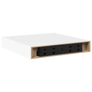 323803 vidaXL Floating Wall Shelves 2 pcs White 23x23,5x3,8 cm MDF - Untranslated