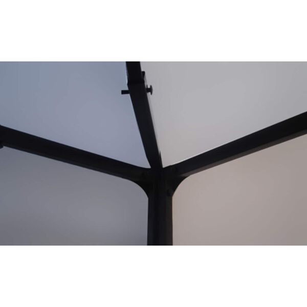 vidaXL مظلات أبيض 3 x 4 x 2.73 م قماش