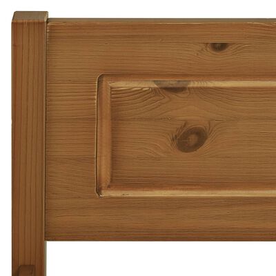 vidaXL إطار سرير خشب صنوبر صلب بني عسلي 180×200 سم