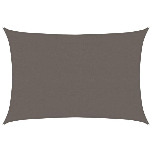 vidaXL مظلة شراعية 160 جم/م² أنثراسيت 4×5 م HDPE
