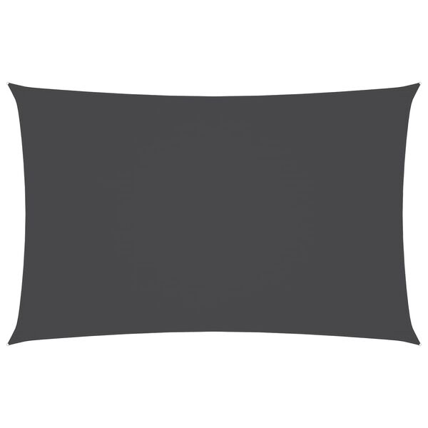vidaXL مظلة شراعية قماش أكسفورد مستطيلة 4&times;7 م أنثراسيت