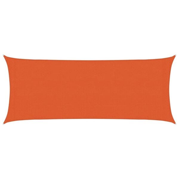 vidaXL مظلة شراعية 160 جم/م&sup2; برتقالي 2&times;4.5 م HDPE
