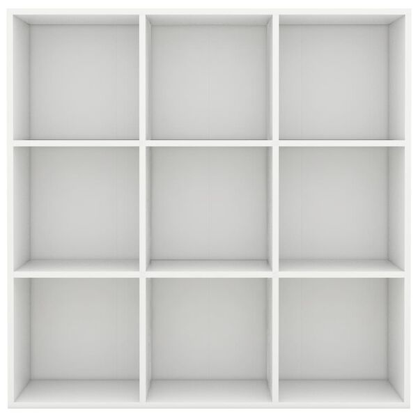 vidaXL خزانة كتب أبيض 98x29x97,5 سم خشب صناعي