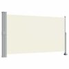 45191 vidaXL Patio Retractable Side Awning 140 x 300 cm Cream - Untranslated