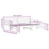 vidaXL سرير نهاري مع سرير إضافي بدون مرتبة، 90 &times; 200 سم، خشب صلب