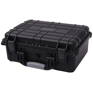 vidaXL حافظة معدات 40.6&times;33&times;17.4 سم أسود