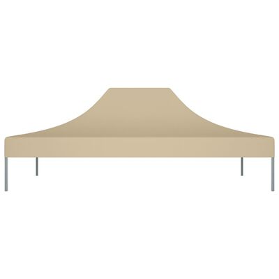 vidaXL سقف خيمة حفلات 4.5×3 م بيج 270 جم/م²