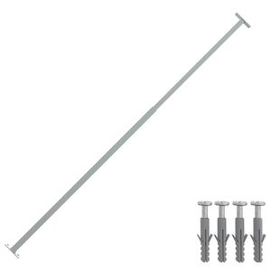 vidaXL قضيب أمان نوافذ قابل للتعديل 710-1200 مم