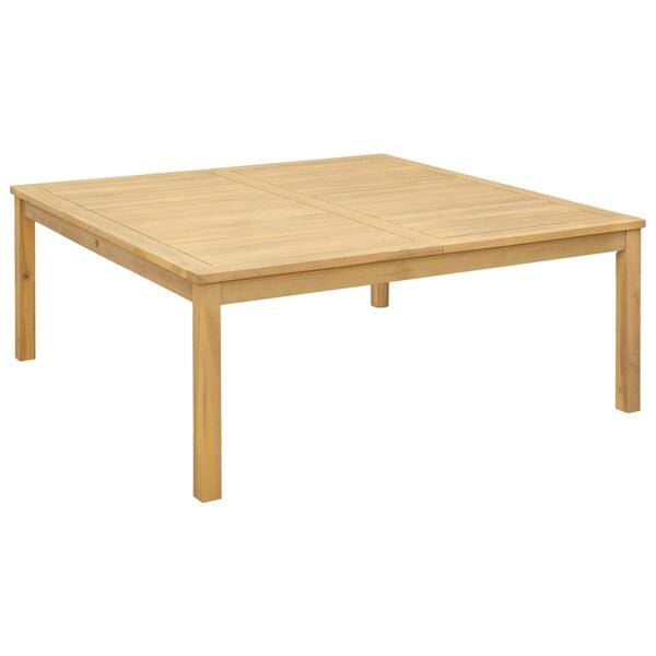 vidaXL طاولة قهوة للحديقة 110&times;110&times;45 سم خشب أكاسيا صلب