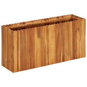 vidaXL حوض حديقة مرتفع 100&times;30&times;50 سم خشب أكاسيا صلب