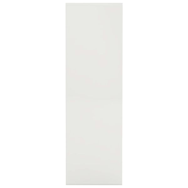 vidaXL خزانة كتب أبيض 98x29x97,5 سم خشب صناعي