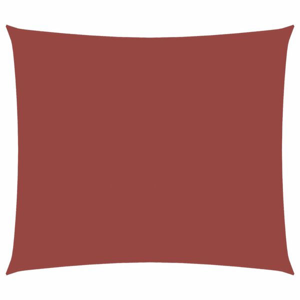 vidaXL مظلة شراعية قماش أكسفورد مستطيلة 2.5×3.5 م قرميدي