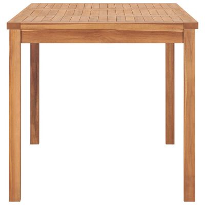 vidaXL طاولة سفرة حديقة 140×80×77 سم خشب ساج صلب