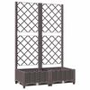 vidaXL حديقة بني 80 x 40 x 121.5 cm