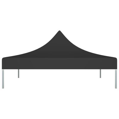 vidaXL سقف خيمة حفلات 3×3 م أسود 270 جم/م²